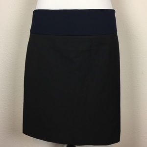 Ann Taylor navy black skirt 8